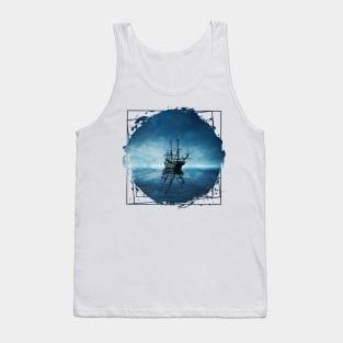 ghost ship reflection Tank Top